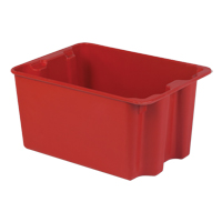 Contenants Stack-N-Nest de Plexton, 19,9" la x 27,5" p x 14" h, Rouge Sidevic Inc.