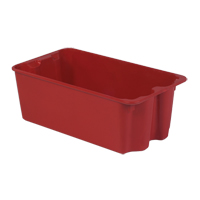Contenants Stack-N-Nest de Plexton, 16,9" la x 30,6" p x 11,1" h, Rouge Sidevic Inc.
