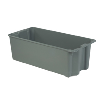 Contenants Stack-N-Nest de Plexton, 20,1" la x 42,5" p x 14,1" h, Gris Sidevic Inc.