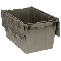 Attached-Top Distribution Container, 16-1/4" x 25-3/8" x 14-1/8", Grey Sidevic Inc.