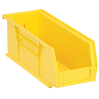 Ultra Stack & Hang Bin, 4-1/8" W x 4" H x 10-7/8" D, Yellow Sidevic Inc.