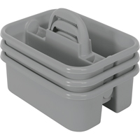 BOITE RANGEMENT,OUTILS,18 1/4X13 3/4X8 3/4,GRIS, 8-3/4" x 13-3/8" x 13-3/8", Gris Sidevic Inc.