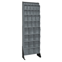 Tip-Out Bins Stand, 23-5/8" W x 8" D x 75" H, 36 Drawers Sidevic Inc.