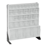 Tip-Out Bins Stand, 23-5/8" W x 8" D x 28" H, 31 Drawers Sidevic Inc.