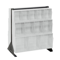Tip-Out Bins Stand, 23-5/8" W x 16" D x 28" H, 24 Drawers Sidevic Inc.