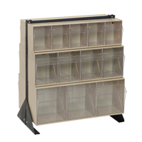 Tip-Out Bins Stand, 23-5/8" W x 16" D x 28" H, 24 Drawers Sidevic Inc.