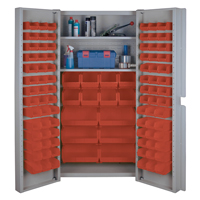 Armoires &agrave; combinaison &agrave; portes creuses, 38" la x 24" p x 72" h, Gris Sidevic Inc.