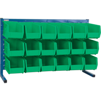 Rayonnage &agrave; persienne avec bacs, 18 bacs, 36" la x 8-1/4" p x 22" h Sidevic Inc.