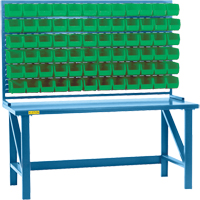 Rayonnage &agrave; persienne avec bacs, 36 bacs, 72" la x 15" p x 40" h Sidevic Inc.