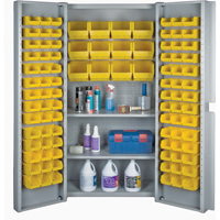 Armoires &agrave; combinaison &agrave; portes creuses a/bacs, 38" la x 24" p x 72" h, Gris Sidevic Inc.