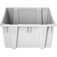 Caisse-palette empilable et emboîtable, 13" x 15,5" x 19,5", Gris Sidevic Inc.