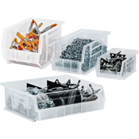 Clear-View Ultra Stack & Hang Bin, 4-1/8" W x 4" H x 10-7/8" D, Clear Sidevic Inc.