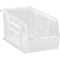 Clear-View Ultra Stack & Hang Bin, 4-1/8" W x 4" H x 10-7/8" D, Clear Sidevic Inc.