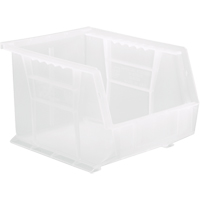 Bac transparent ultra empilable & suspendable, 8-1/4" la, 7" h x 10-3/4" p, Transparent Sidevic Inc.