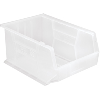 Clear-View Ultra Stack & Hang Bin, 11" W x 8" H x 16" D, Clear Sidevic Inc.