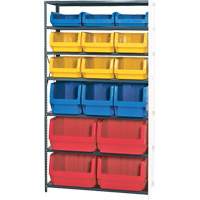 &eacute;l&eacute;ment de rayonnage avec bacs empilables, Acier, Bac Magnum, Capacit&eacute; 650 lb, 42" la x 76" h Sidevic Inc.
