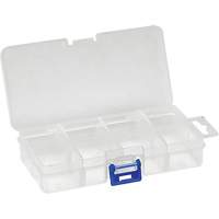 Boîte &agrave; compartiments en plastique, 2,75" la x 5,5" p x 1,25" h, 8 compartiments Sidevic Inc.