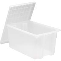 Contenant robuste Stack & Nest, 15" x 19,5" x 29,5", Transparent Sidevic Inc.