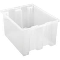Contenant robuste Stack & Nest, 10" x 15,5" x 19,5", Transparent Sidevic Inc.