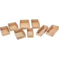 Deep Corrugated Parts Bins, 11-3/4" W x 17-1/4" D x 4-1/2" H, Beige Sidevic Inc.
