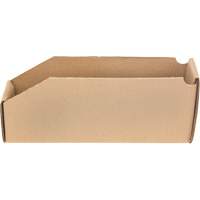 Deep Corrugated Parts Bins, 2-7/8" W x 11-1/4" D x 4-1/2" H, Beige Sidevic Inc.