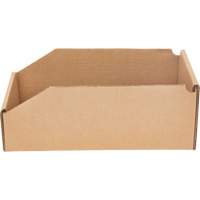Deep Corrugated Parts Bins, 5-3/4" W x 11-1/4" D x 4-1/2" H, Beige Sidevic Inc.