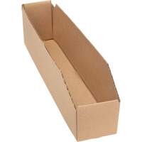 Deep Corrugated Parts Bins, 1-7/8" W x 17-1/8" D x 4-1/2" H, Beige Sidevic Inc.
