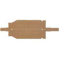 Deep Corrugated Parts Bins, 2-7/8" W x 17-1/4" D x 4-1/2" H, Beige Sidevic Inc.