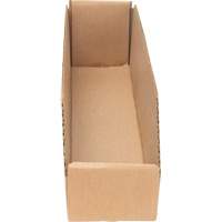 Deep Corrugated Parts Bins, 3-3/4" W x 17-1/4" D x 4-1/2" H, Beige Sidevic Inc.