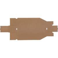 Deep Corrugated Parts Bins, 3-3/4" W x 17-1/4" D x 4-1/2" H, Beige Sidevic Inc.