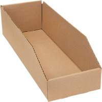 Deep Corrugated Parts Bins, 5-3/4" W x 17-1/4" D x 4-1/2" H, Beige Sidevic Inc.