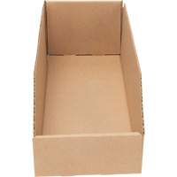 Deep Corrugated Parts Bins, 5-3/4" W x 17-1/4" D x 4-1/2" H, Beige Sidevic Inc.