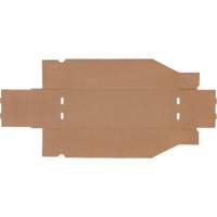 Deep Corrugated Parts Bins, 5-3/4" W x 17-1/4" D x 4-1/2" H, Beige Sidevic Inc.