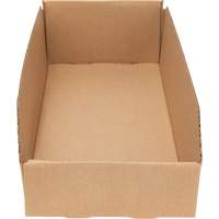 Deep Corrugated Parts Bins, 7-3/4" W x 17-1/4" D x 4-1/2" H, Beige Sidevic Inc.