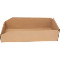 Deep Corrugated Parts Bins, 7-3/4" W x 17-1/4" D x 4-1/2" H, Beige Sidevic Inc.