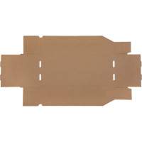 Deep Corrugated Parts Bins, 7-3/4" W x 17-1/4" D x 4-1/2" H, Beige Sidevic Inc.