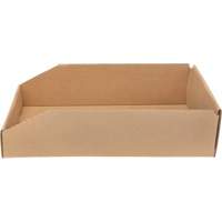 Deep Corrugated Parts Bins, 9-3/4" W x 17-1/4" D x 4-1/2" H, Beige Sidevic Inc.