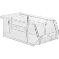 Crystal Clear Ultra Bins, 4-1/8" W x 3" H x 7-3/8" D, Clear Sidevic Inc.