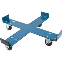 Chariot pour baril, Acier, Capacit&eacute;e 750 lb, Diam&egrave;tre 24", Roue en Polyol&eacute;fine Sidevic Inc.