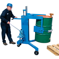 Basculeur - palettiseurs pour barils, 55 gal. US (45 gal. imp.) Sidevic Inc.