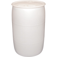 Barils en poly&eacute;thyl&egrave;ne, 55 gal. US (45 gal. imp.), Dessus ferm&eacute;, Naturel Sidevic Inc.