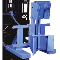 Manipulateur de barils MORSPEED 1500 pour chariot &eacute;l&eacute;vateur, Pour 55 gal. US (45 gal. imp.) Sidevic Inc.