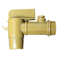2" NPT Polyethylene Deluxe Drum Faucet, Polyethylene, 2" NPT Sidevic Inc.