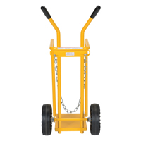 Chariot pour bouteille de gaz, Roues Caoutchouc moul&eacute;, Base de 9-13/16" la x 16" lo, 150 lb Sidevic Inc.