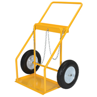 Chariot pour bouteille de gaz, Roues Caoutchouc, Base de 22" la x 14-1/8" lo, 250 lb Sidevic Inc.