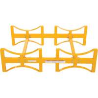Porte-barils empilable en acier, 2 barils, Capacit&eacute; de 1600 lb, 45-1/2" la x 29-7/8" p x 12-3/4" h Sidevic Inc.