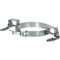 Tilting Drum Ring, 30 US Gal. (24.98 Imperial Gal.) Drum Size, 1200 lbs./544 kg Cap. Sidevic Inc.
