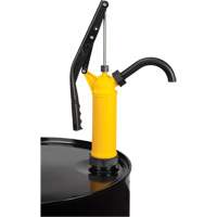 Pompe &agrave; baril de type levier, Polypropyl&egrave;ne, 14 oz/course, Pour barils de 5-55 gal. Sidevic Inc.