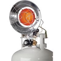 Single Tank-Top Heater, Radiant Heat, Propane, 15000 BTU/H Sidevic Inc.
