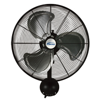 High-Velocity Oscillating Wall Fan, Industrial, 3 Speed, 20" Diameter Sidevic Inc.